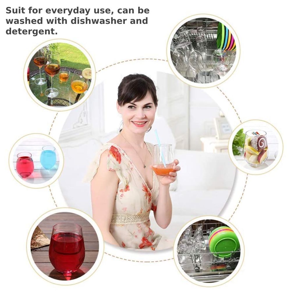 Unbreakable Stemless Wine Glass: image 3