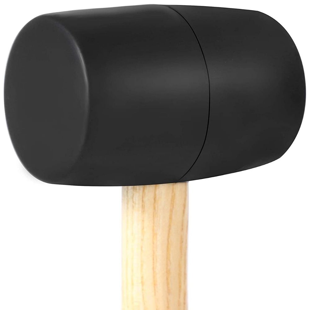 Rubber Mallet With Wood Handle: image 2